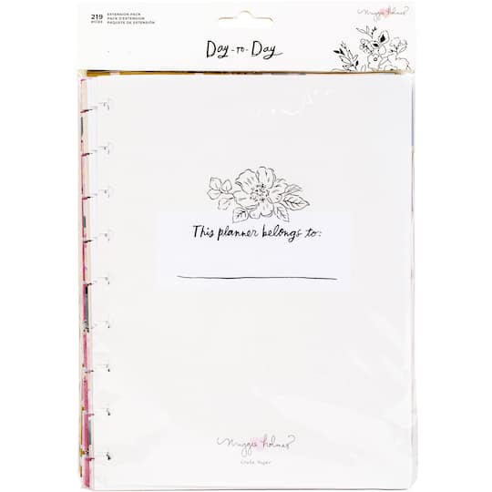 American Crafts&#x2122; Maggie Holmes Day-To-Day Disc Planner 6 Month Extension Pack